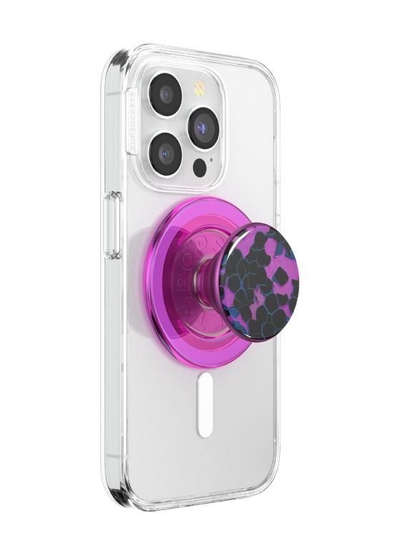 PopGrip Acetate Purple Prism Fingerring  (Schwarz, Violett) 