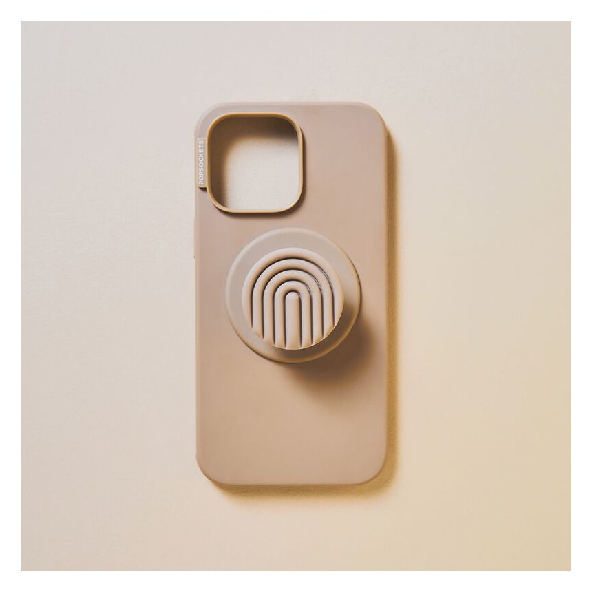 PopGrip MagSafe Latte Curves Fingerring für Apple iPhone 12+  (Beige) 