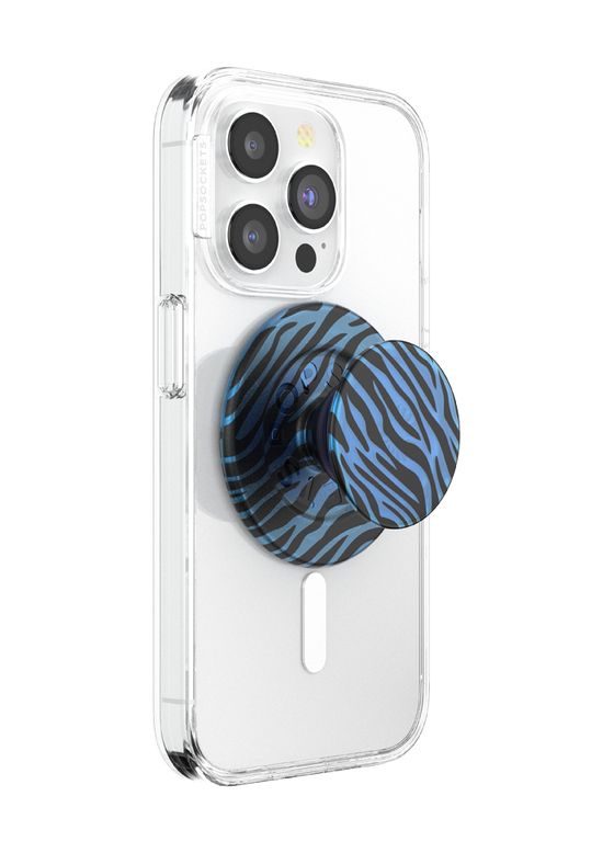 PopGrip MagSafe Zed Fingerring  (Schwarz, Blau) 