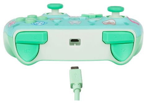 Enhanced Wired Controller Gamepad Nintendo Switch Kabelgebunden (Blau, Grün, Türkis) 