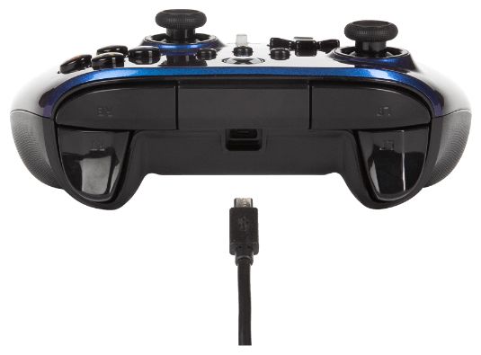 Enhanced Wired Controller Gamepad Xbox Series S, Xbox Series X Kabelgebunden (Schwarz, Blau) 