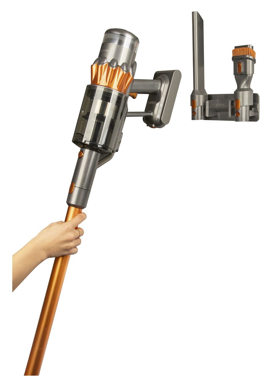 PC-BS3138A Handstaubsauger Beutellos bis 45 min Laufzeit 25,9 V HEPA  (Grau, Orange) 