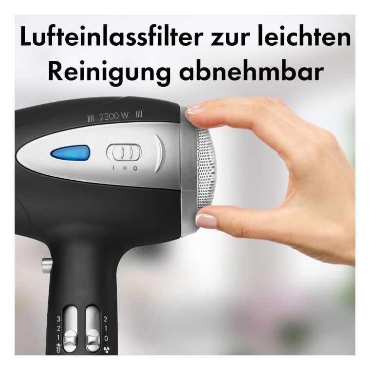 PC-HTD3113 Haartrockner 2200 W  (Schwarz) 