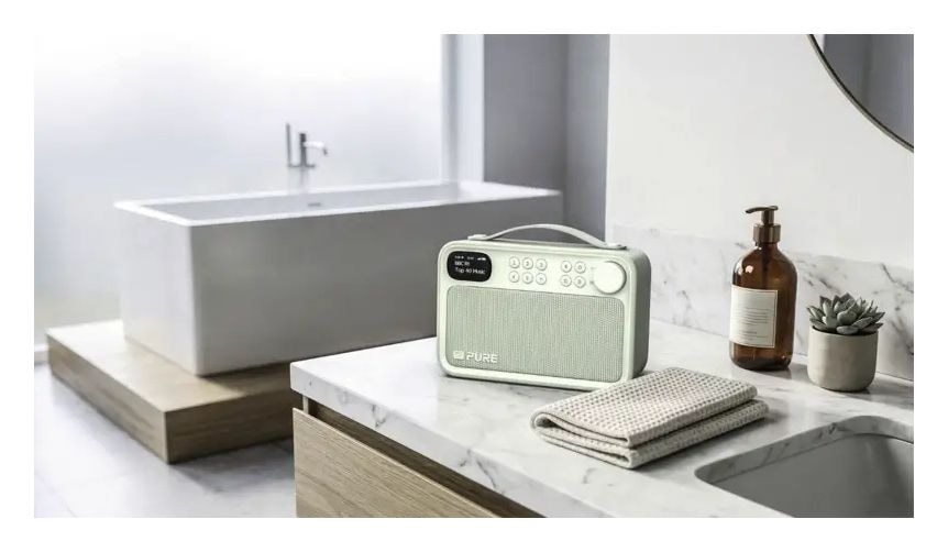 Bloom Bluetooth DAB, FM Radio Tragbar IPX5  (Salbei) 