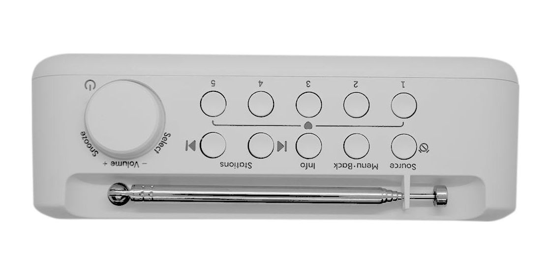 Elan One 2 Bluetooth DAB+, FM Radio Tragbar  (Weiß) 