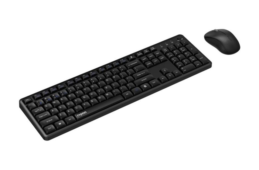 8150M Büro Tastatur RF Wireless + Bluetooth 2.4 GHz  (Schwarz) 