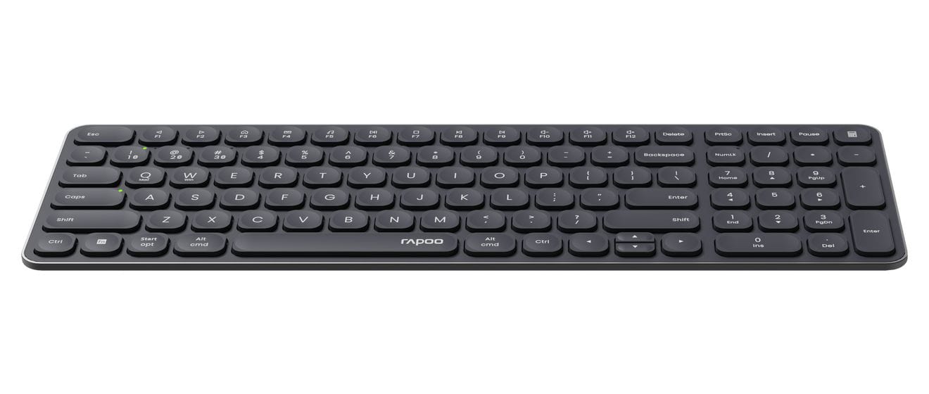 E9310M Büro Tastatur RF Wireless + Bluetooth 2.4 GHz  (Schwarz) 