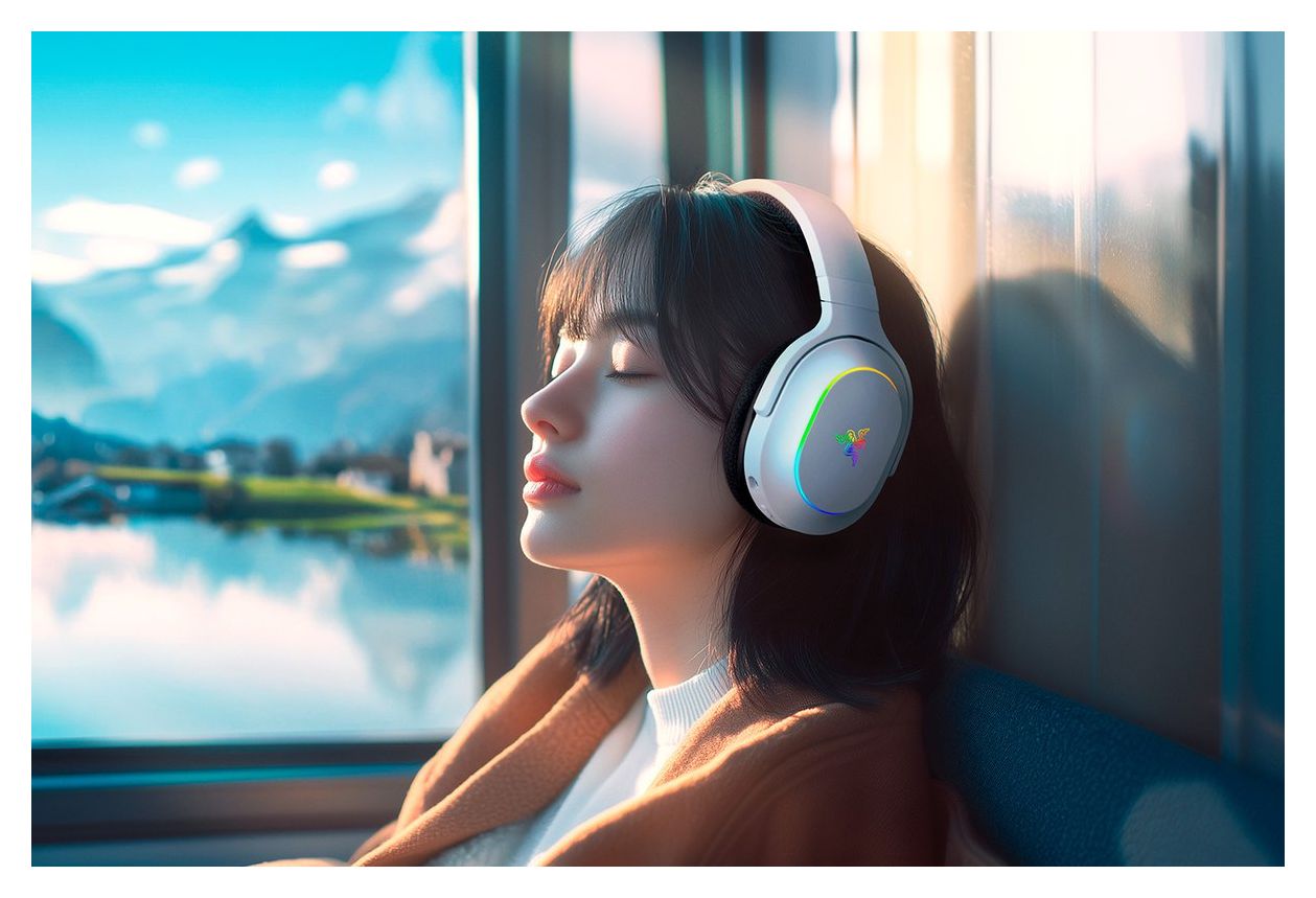 Barracuda X Chroma Over Ear Bluetooth Kopfhörer kabellos 70 h Laufzeit USB Typ-C  (Schwarz, Weiß) 