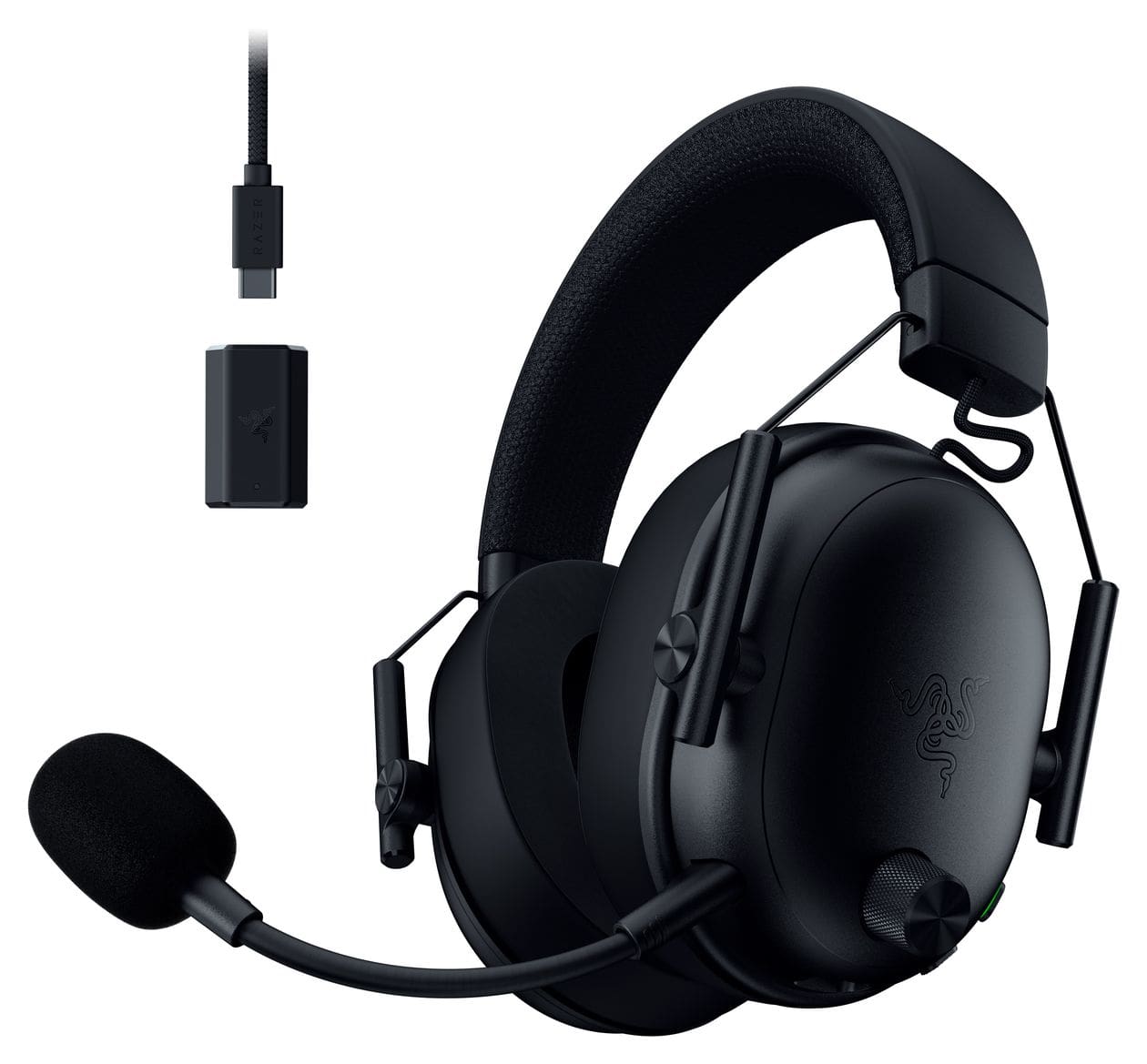 BlackShark V3 Over Ear Bluetooth Kopfhörer kabellos 70 h Laufzeit USB Typ-C  (Schwarz) 