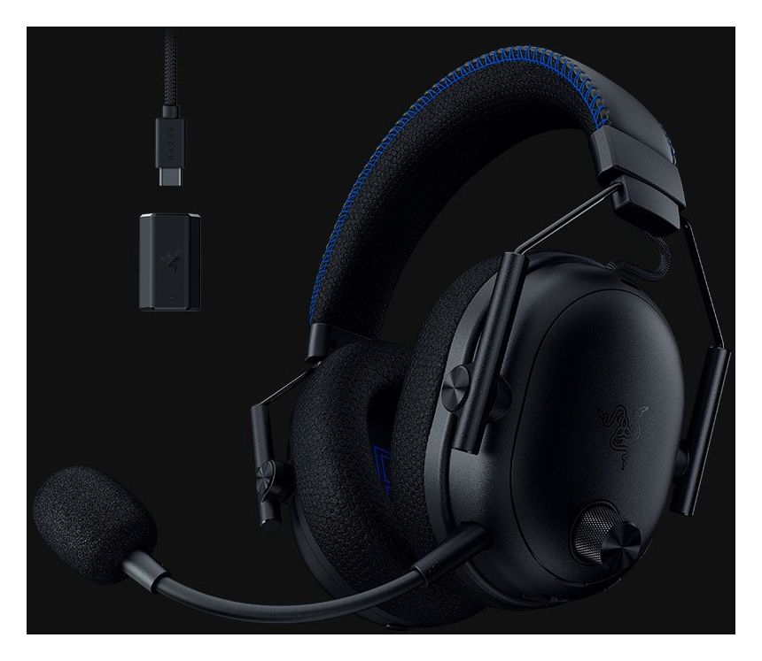 BlackShark V3 Pro Over Ear Bluetooth Kopfhörer kabelgebunden&kabellos USB Typ-A  (Schwarz) 