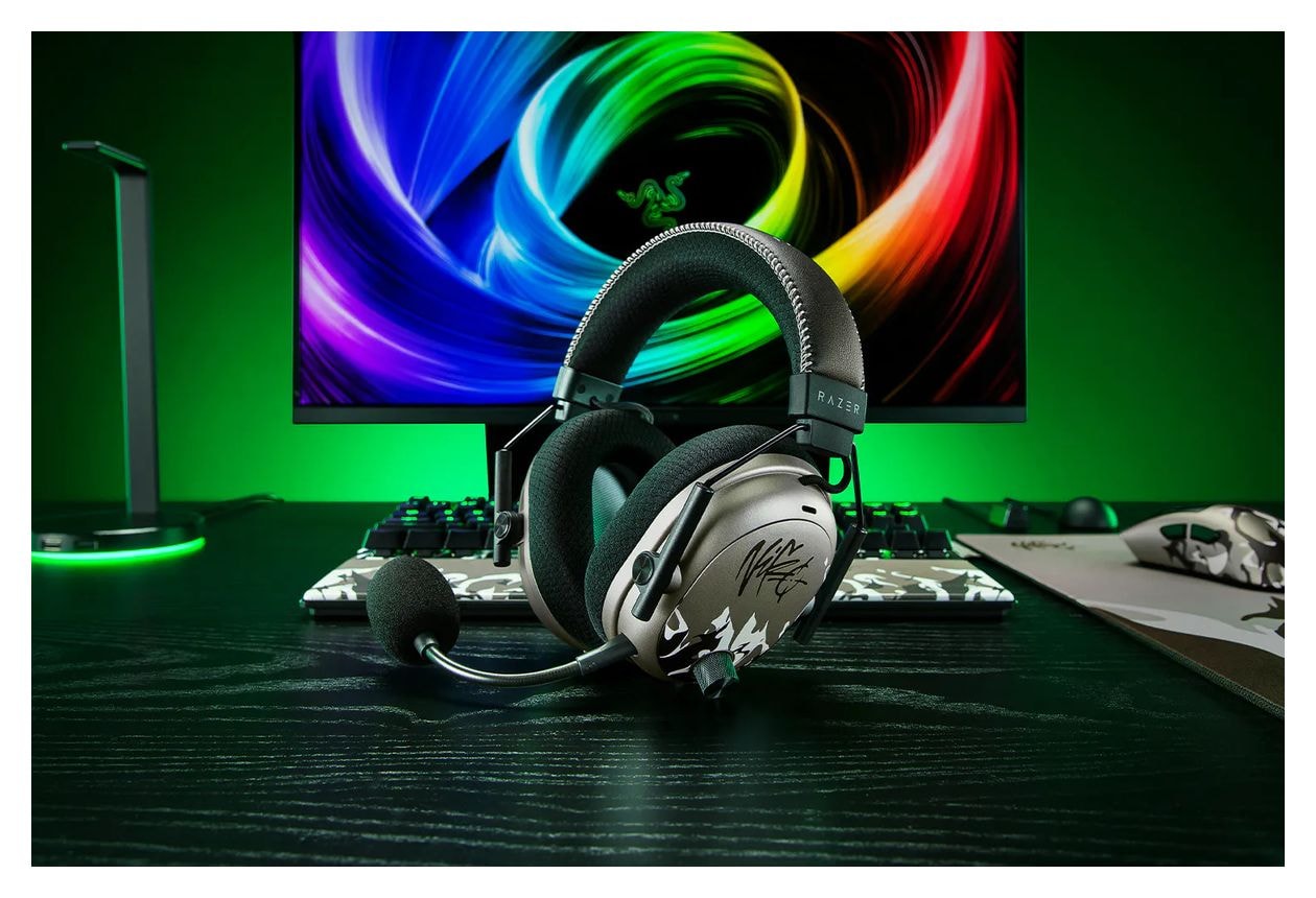 Blackshark V3 Pro Niko Edition Over Ear Bluetooth Kopfhörer kabelgebunden&kabellos USB Typ-C  (Grau) 