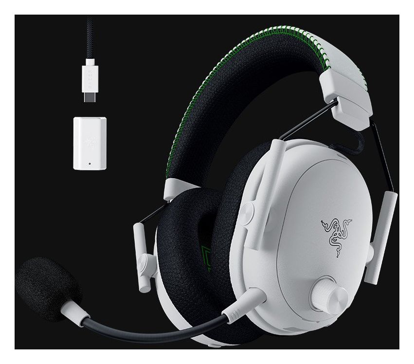 BlackShark V3 Pro Xbox Over Ear Bluetooth Kopfhörer kabelgebunden&kabellos 48 h Laufzeit USB Typ-A  (Weiß) 