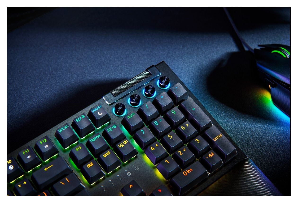 BlackWidow V4 RGB-LED Gaming Tastatur USB  (Schwarz) 