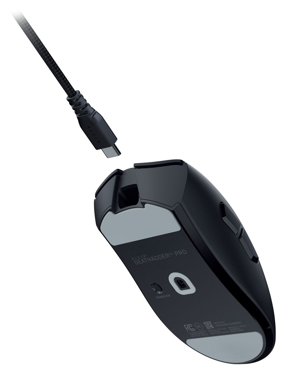 DeathAdder V4 Pro 45000 DPI Gaming Maus Optisch  (Schwarz) 