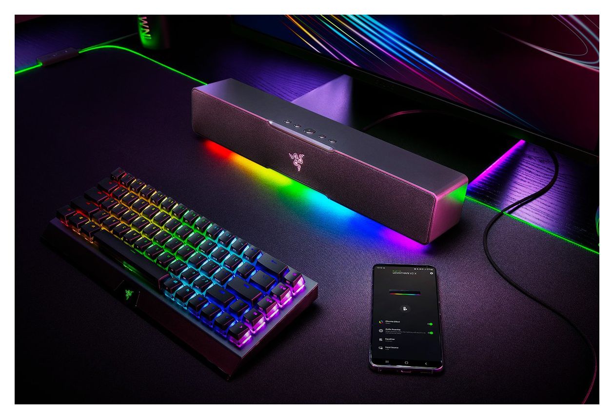 Leviathan V2X Soundbar 65 W  (Schwarz) 