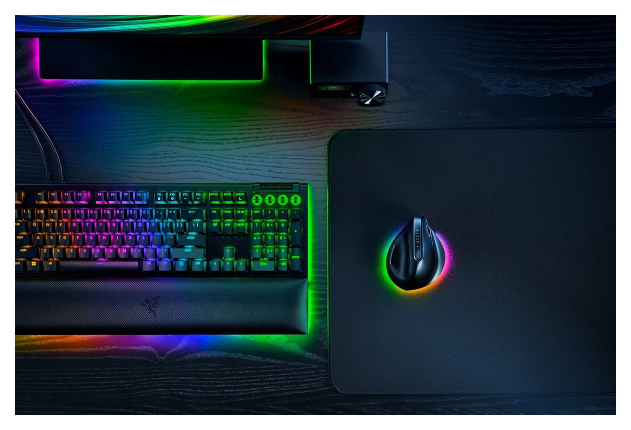 Pro Click V2 Vertical 30000 DPI Universal Maus Optisch  (Schwarz) 