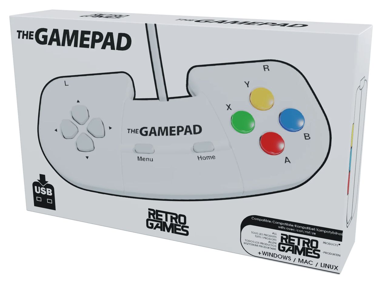 The Gamepad Digital Gamepad für MAC, PC, ZX Spectrum  (Weiß) 