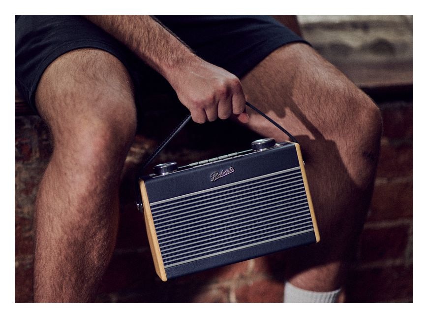Rambler Max Bluetooth DAB, DAB+, FM Radio Tragbar  (Blau, Navy) 