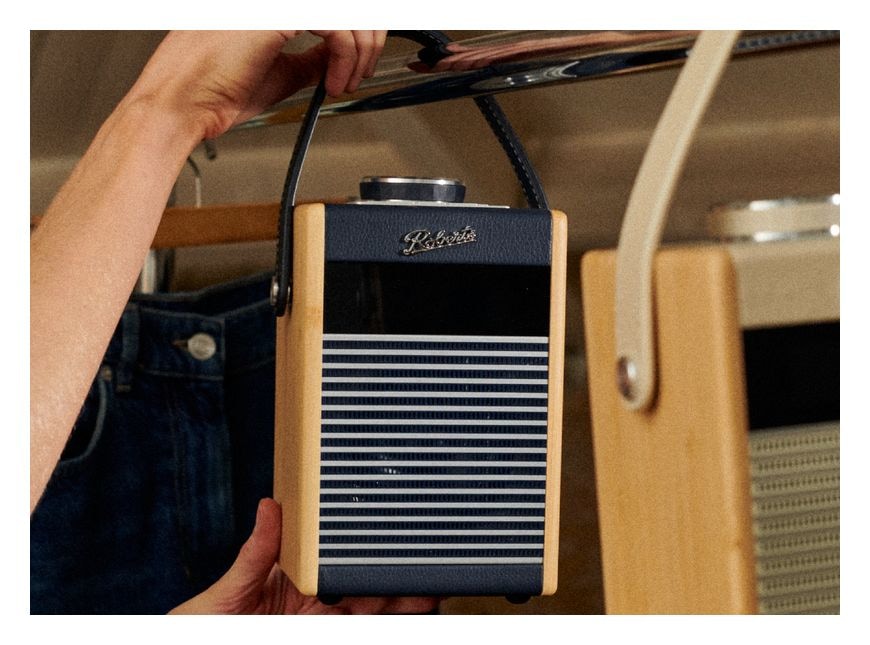 Rambler Midi Bluetooth DAB, DAB+, FM Radio Tragbar  (Blau, Navy) 