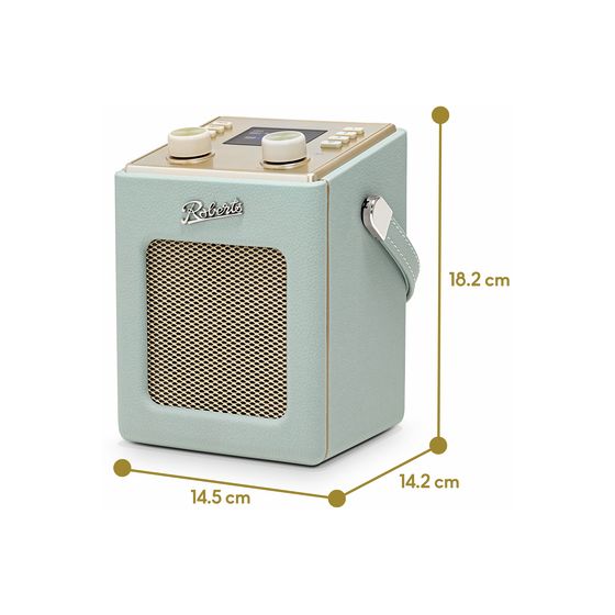Revival Mini 2 Bluetooth DAB, DAB+, FM Radio Tragbar  (Mintfarbe) 