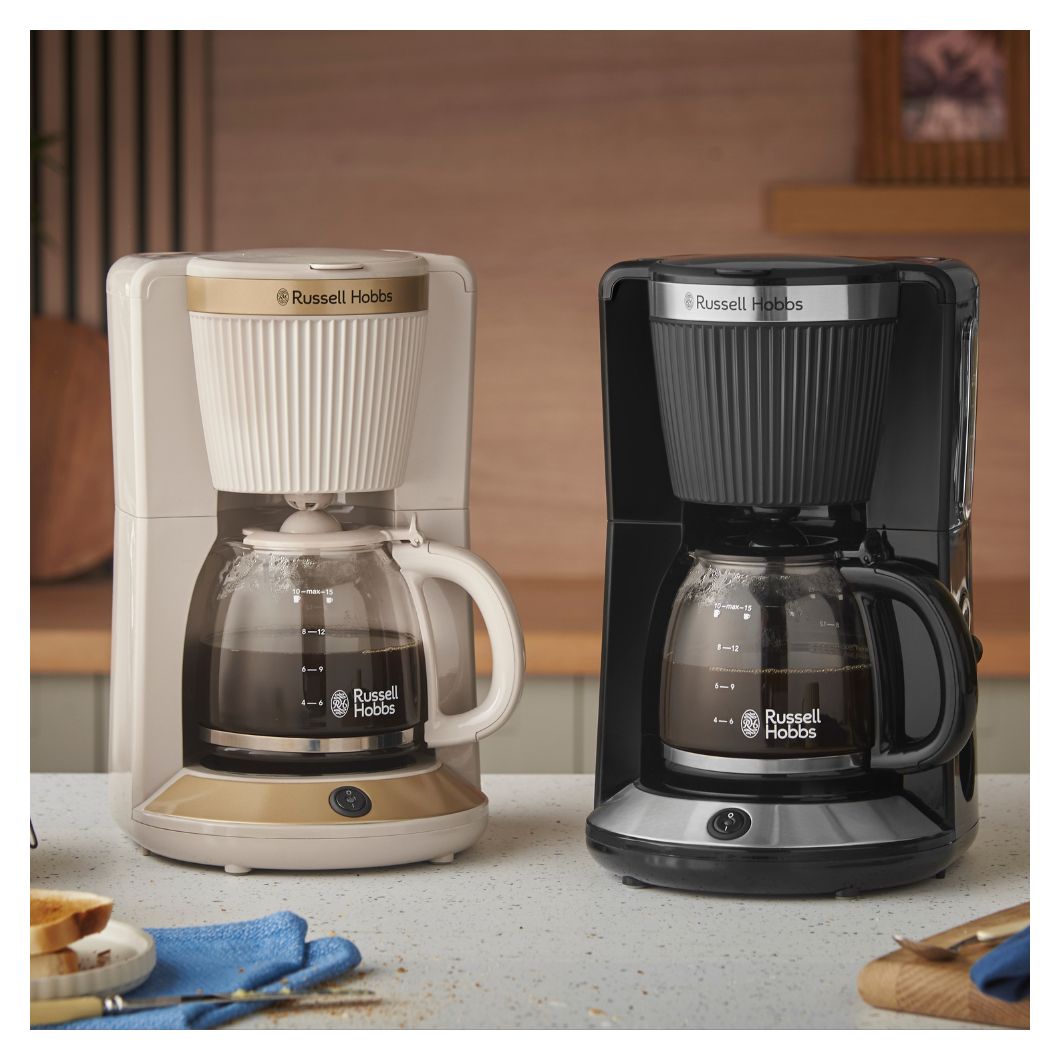 26781-56	Bronte 10 Tassen Filterkaffeemaschine 1,2 l  (Gold, Steinfarbe) 