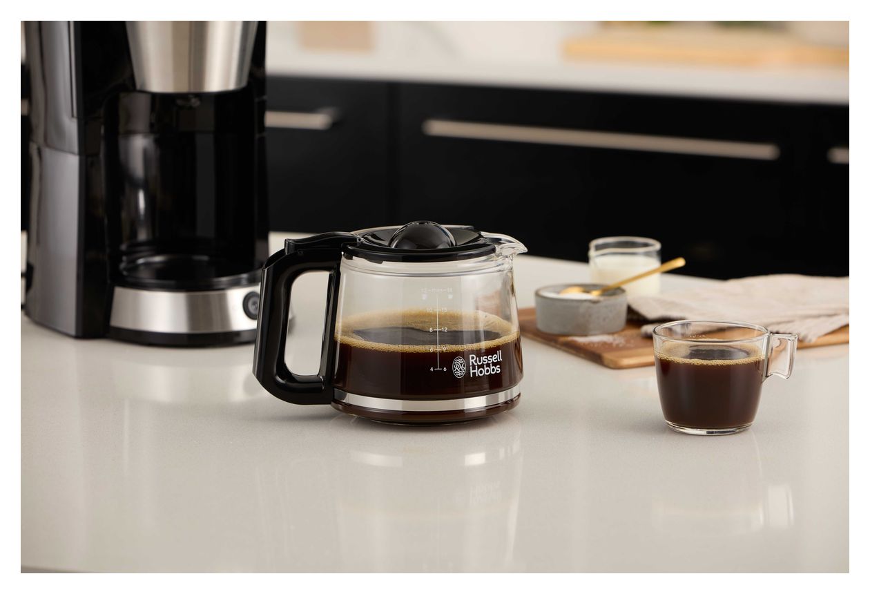 27400-56 Heaton Filterkaffeemaschine 1,2 l  (Edelstahl, Weiß) 