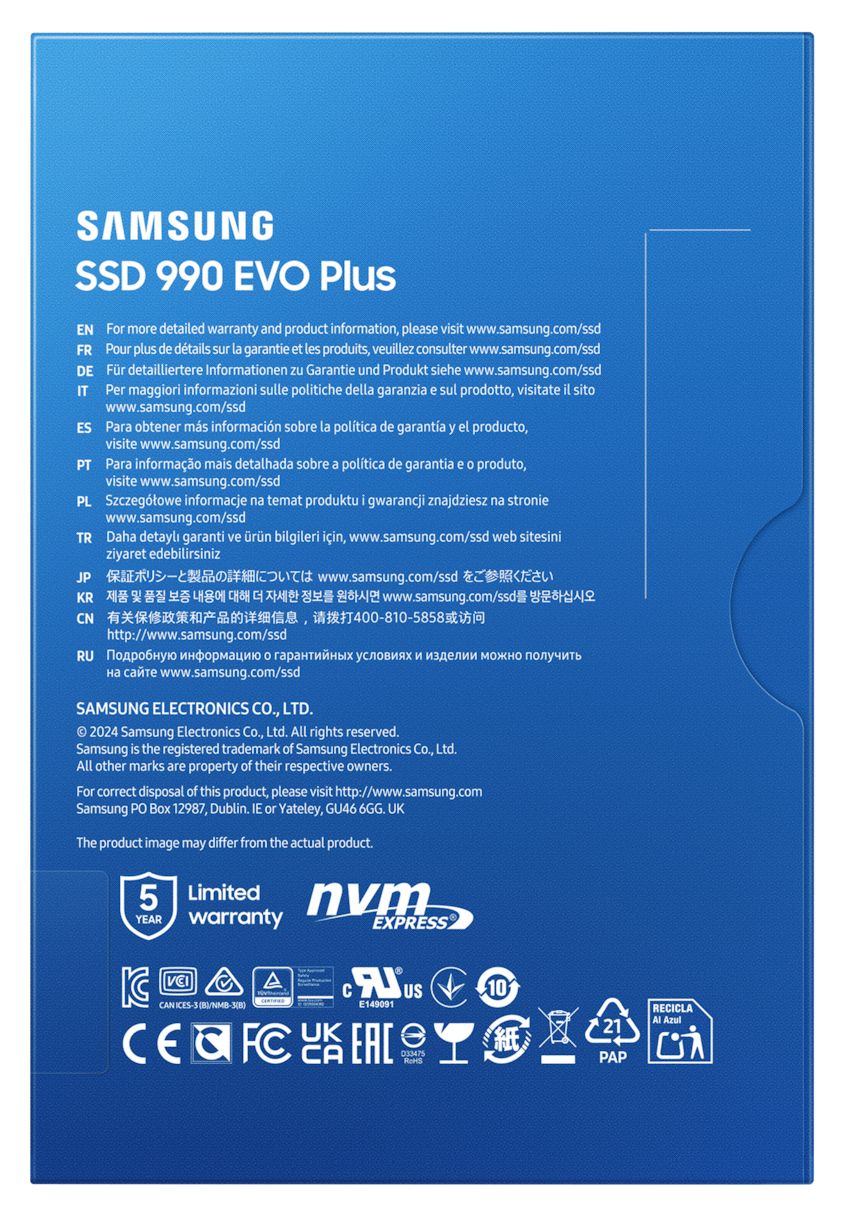 990 Evo Plus 2 TB SSD PCI Express 4.0 M.2 
