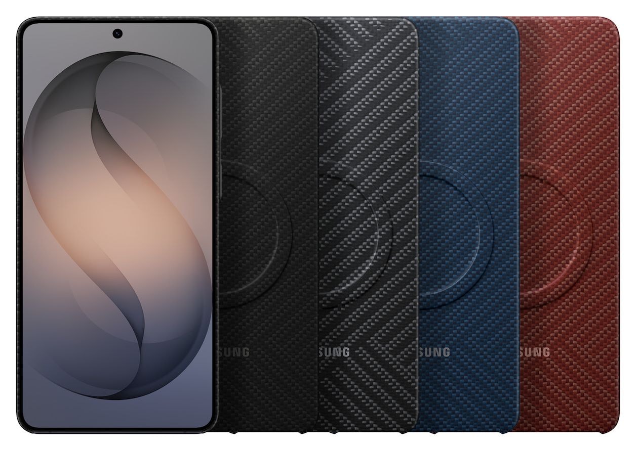 Carbon Magnet Case Cover für Samsung Galaxy S26+  (Schwarz) 