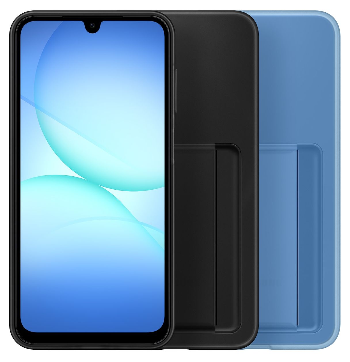 Card Slot Case Kartenhalter für Galaxy A17 4G / 5G (Schwarz) 