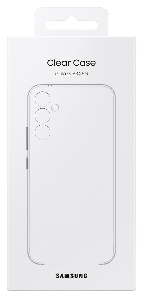 Clear Cover für Samsung Galaxy A34  (Transparent) 