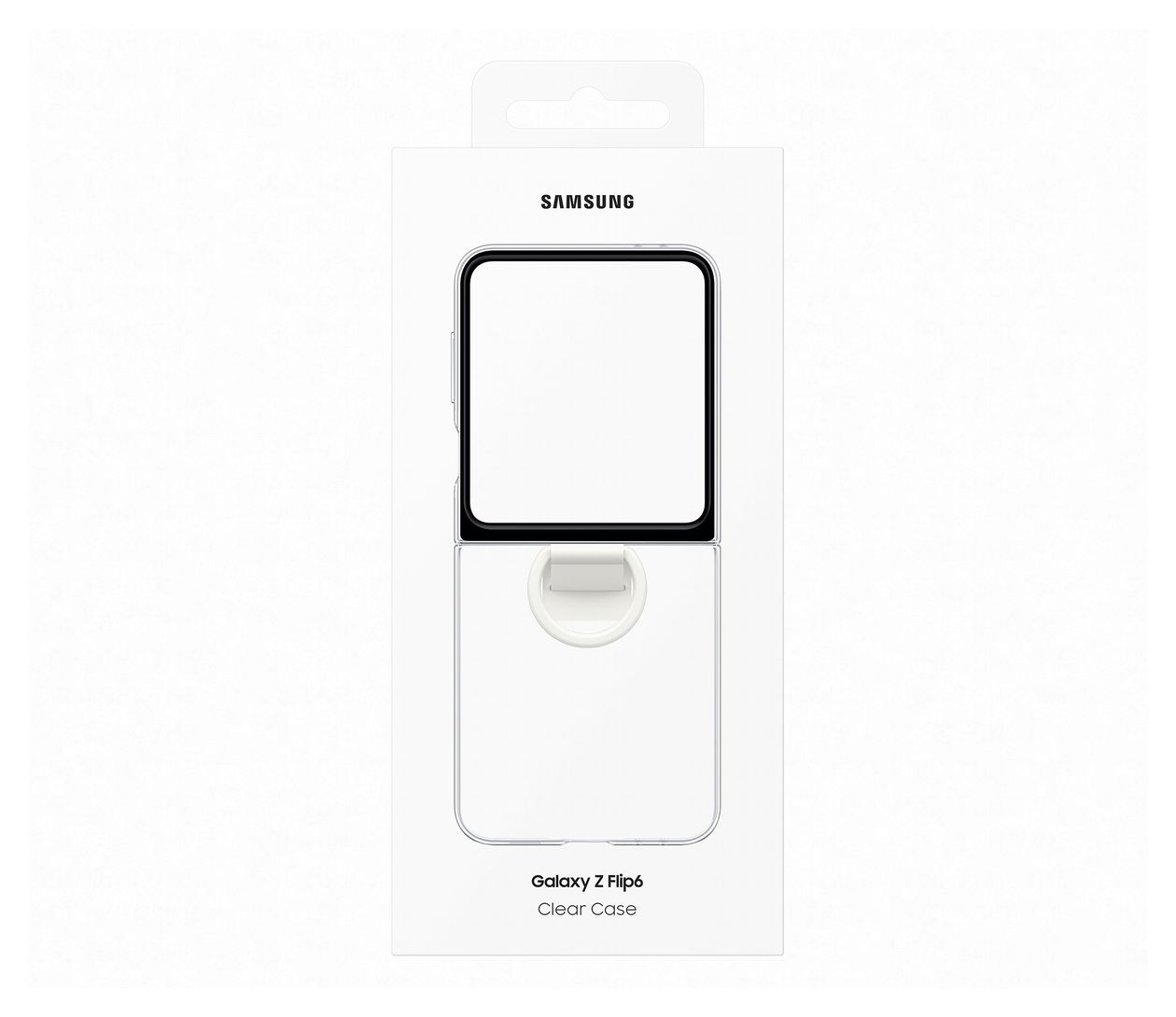 Clear Case Cover für Samsung Galaxy Z Flip6  (Transparent) 