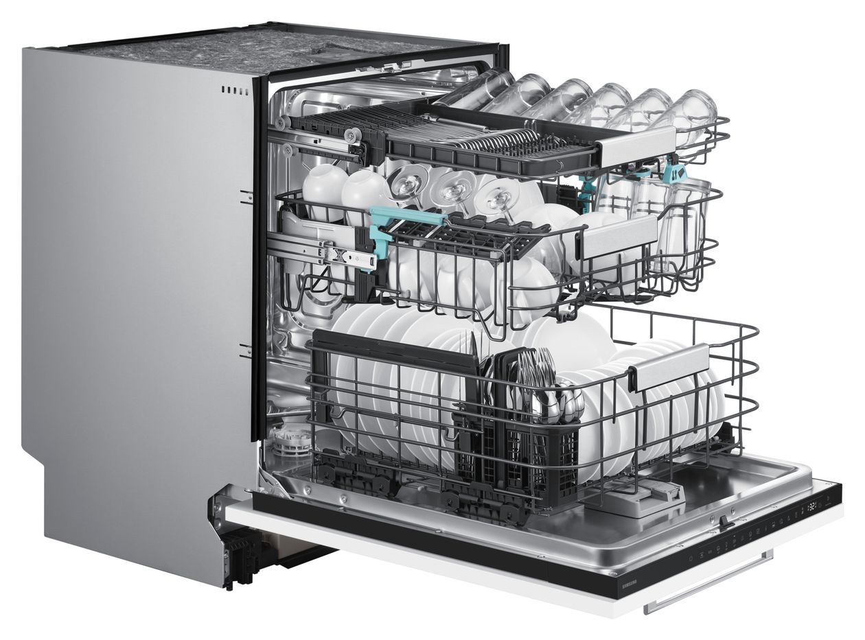DW90H79NAB0U1 60 cm Geschirrspüler vollintegriert (ohne Front) Sehr leise 14 Maßgedecke aquaStop Funktion 