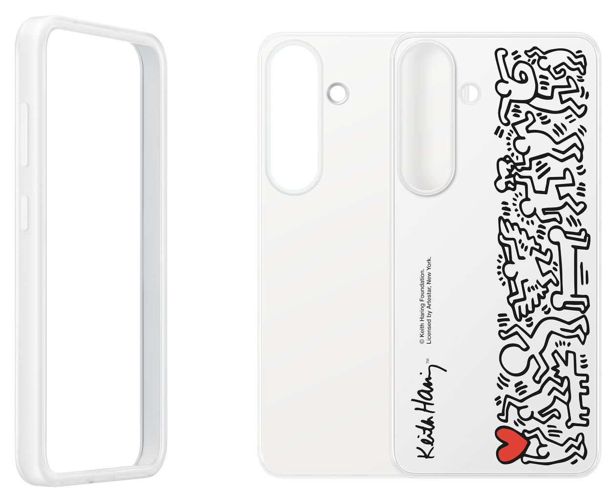 FlipSuit Case Cover für Samsung Galaxy S25  (Mehrfarbig, Weiß) 