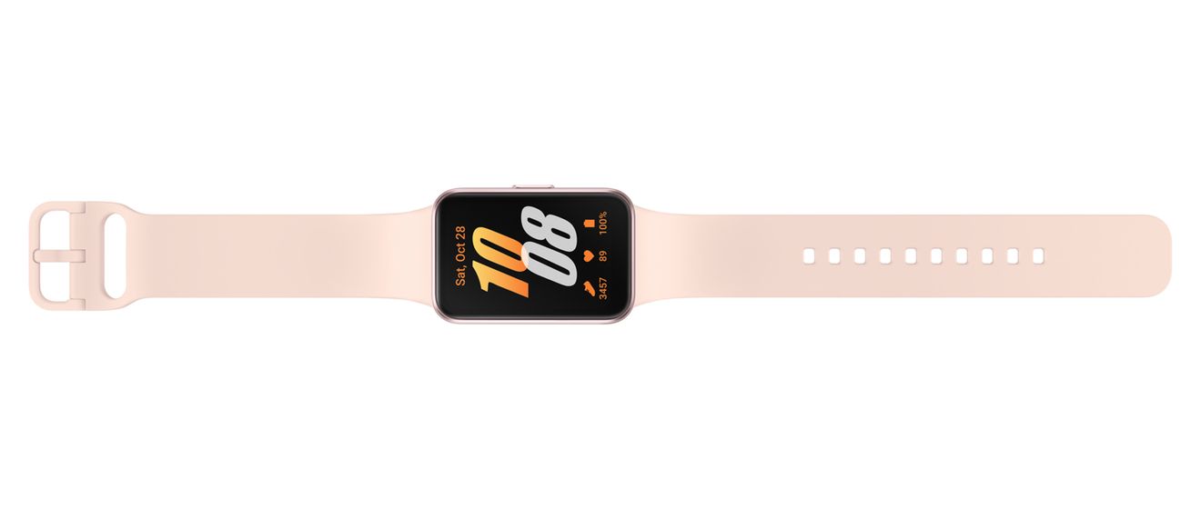Galaxy Fit3 Digital 40 mm Smartwatch Rechteckig IP68 312 h  (Rosa-Goldfarben) 