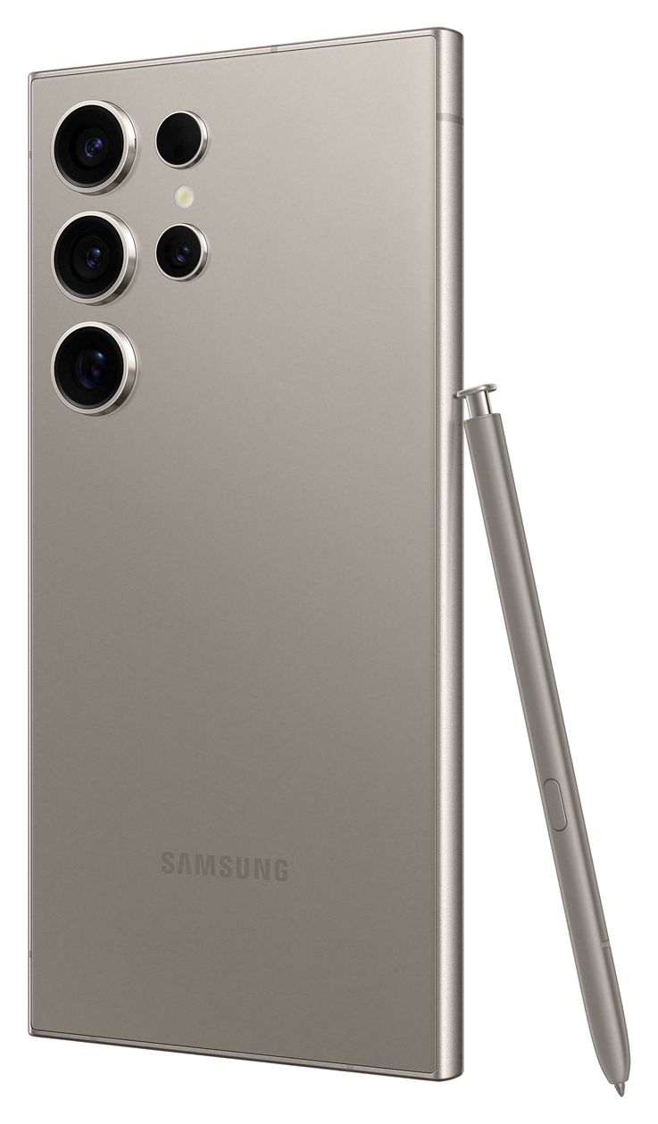 Galaxy S24 Ultra 256 GB 5G Smartphone 17,3 cm (6.8 Zoll) 3,1 GHz Android 200 MP Vierfach Kamera Dual Sim WiFi 7  (Grau, Titan) 