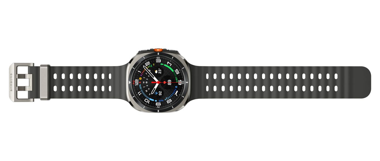 Galaxy Watch Ultra (2025) Digital 47 mm  Smartwatch Rund IP68 327 ppi 4G  (Silber) 