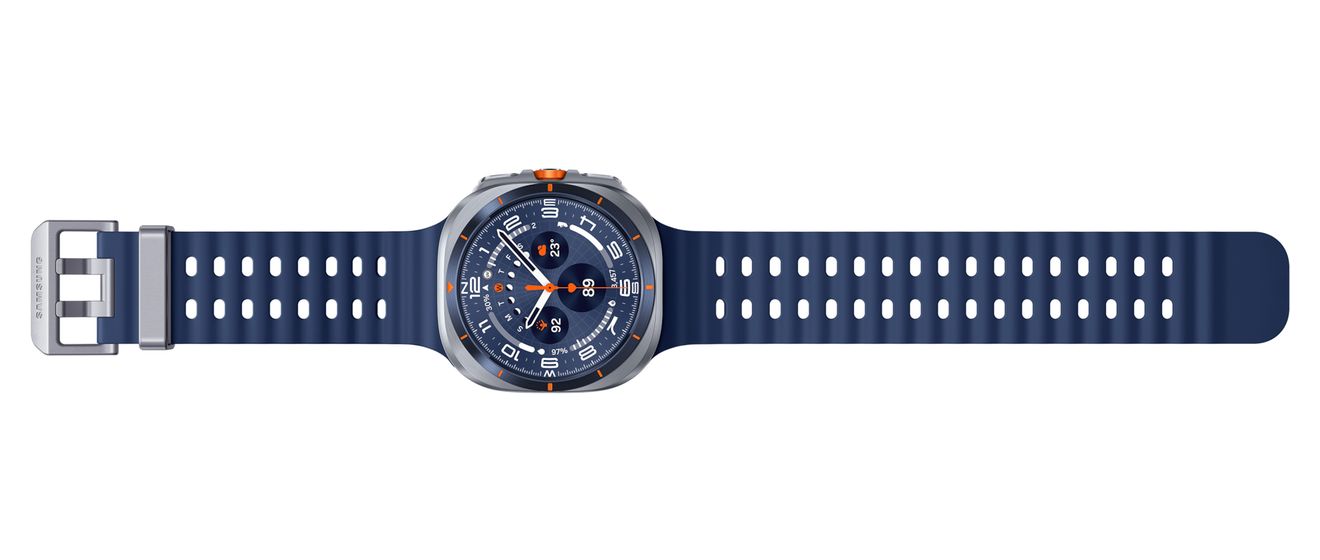 Galaxy Watch Ultra (2025) Digital 47 mm  Smartwatch Rund IP68 327 ppi 4G  (Silber) 