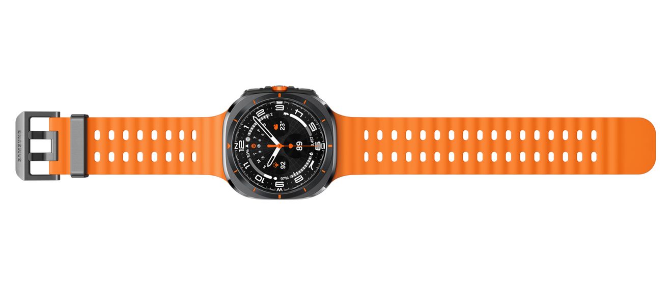 Galaxy Watch Ultra (2025) Digital 47 mm  Smartwatch Rund IP68 327 ppi 4G  (Grau) 