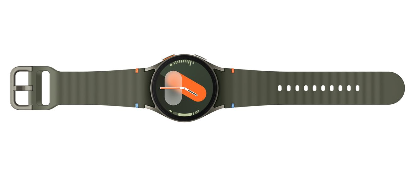 Galaxy Watch7 Digital 40 mm S/M Smartwatch Rund IP68 330 ppi  (Grün) 
