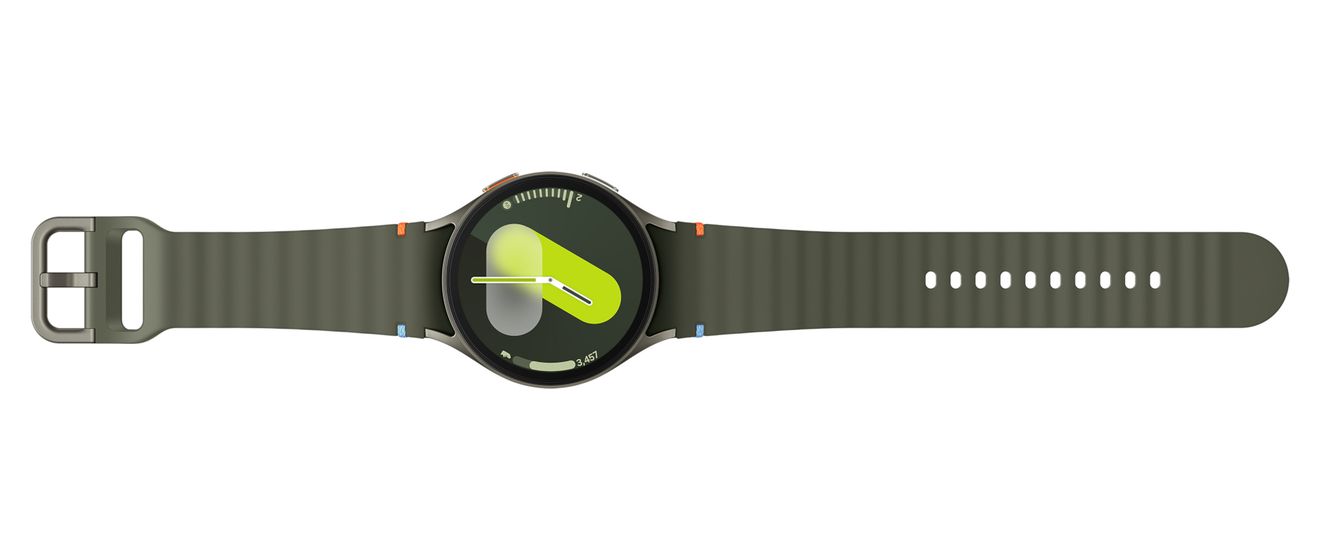 Galaxy Watch7 Digital 44 mm M/L Smartwatch Rund IP68 327 ppi 4G  (Grün) 