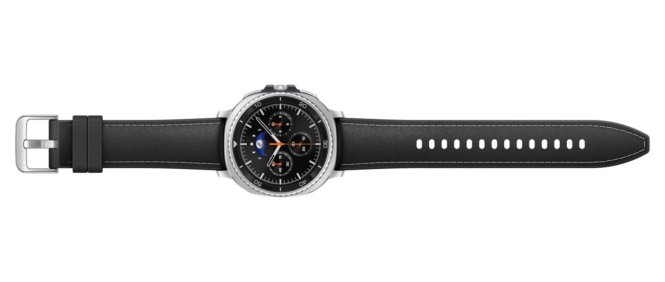 Galaxy Watch8 Digital 46 mm Smartwatch Rund IP68 30 h 327 ppi 4G  (Silber) 
