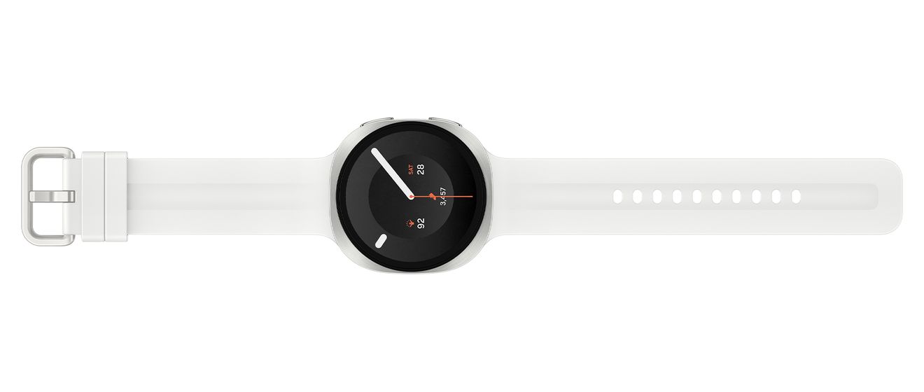 Galaxy Watch9 Digital 40 mm Smartwatch Rund IP68 40 h 327 ppi 4G  (Silber) 