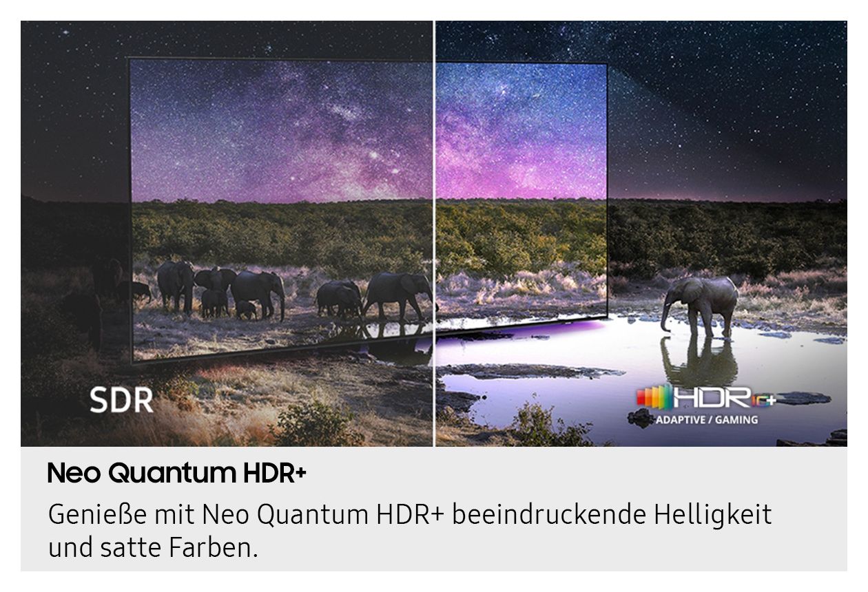 GQ55QN85FAU NeoQLED 139,7 cm (55 Zoll) Fernseher 4K Ultra HD VESA 200 x 200 mm  (Silber) 