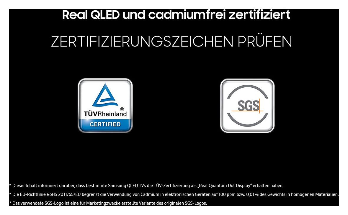GQ98Q7FAAUXZG QLED 2,49 m (98 Zoll) Fernseher 4K Ultra HD VESA 600 x 400 mm 
