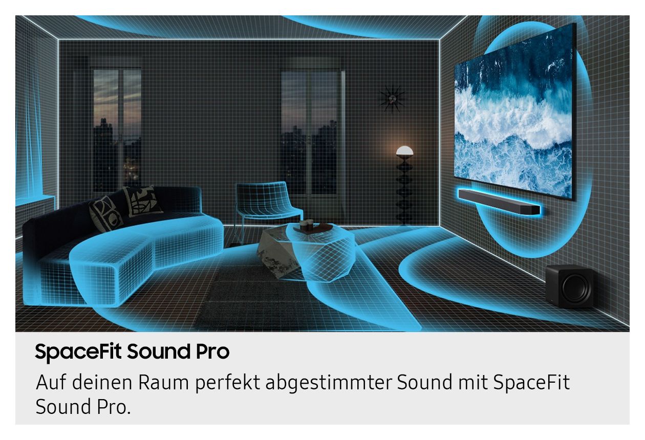 HW-Q995GF/ZG Soundbar 11.1.4 Kanäle  (Titan, Schwarz) 