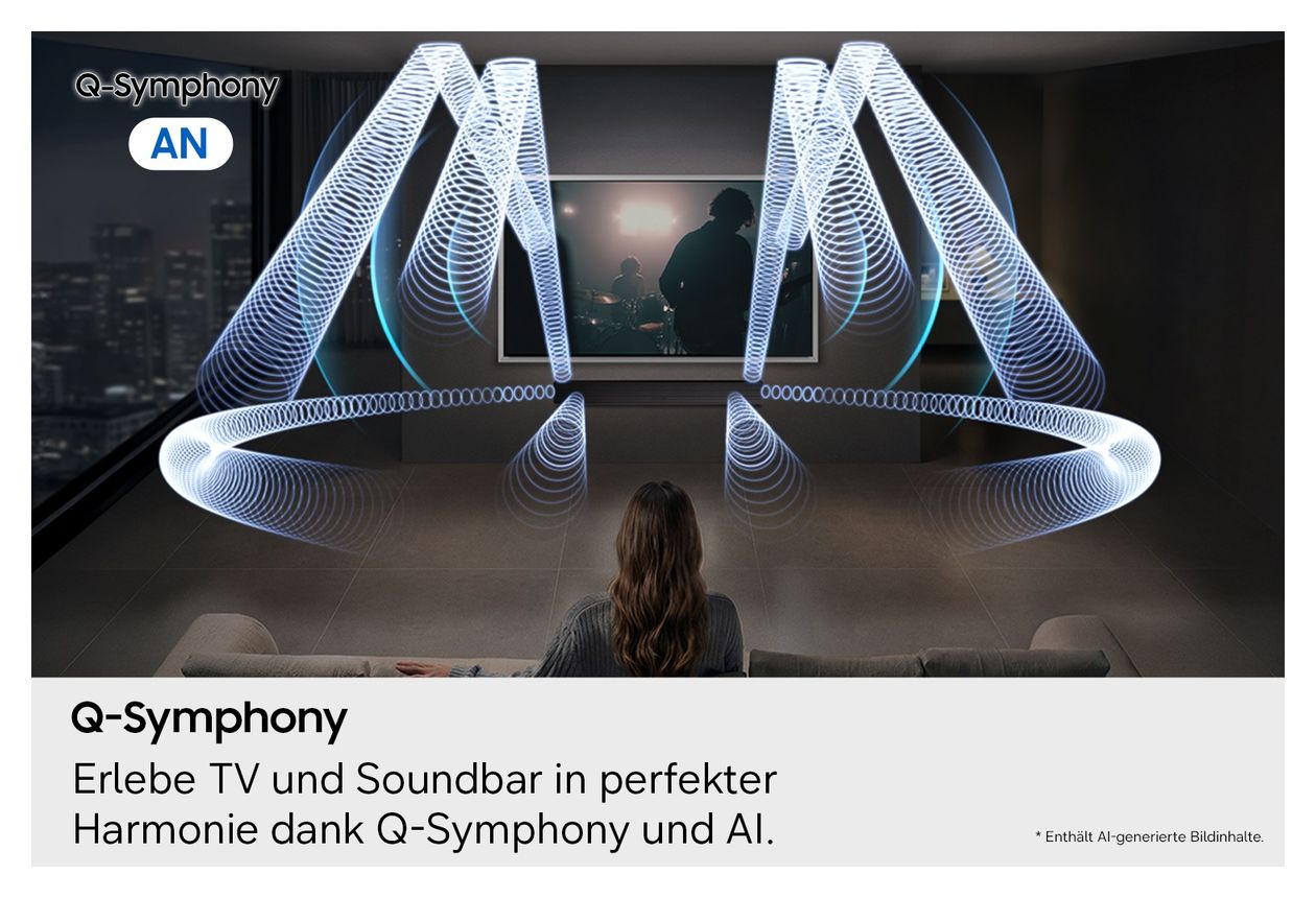 HW-QS95GH Soundbar 7.1.2 Kanäle  (Schwarz, Titan) 