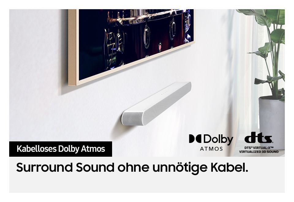 HW-S67GD/ZG Soundbar 200 W 5.0 Kanäle  (Weiß) 
