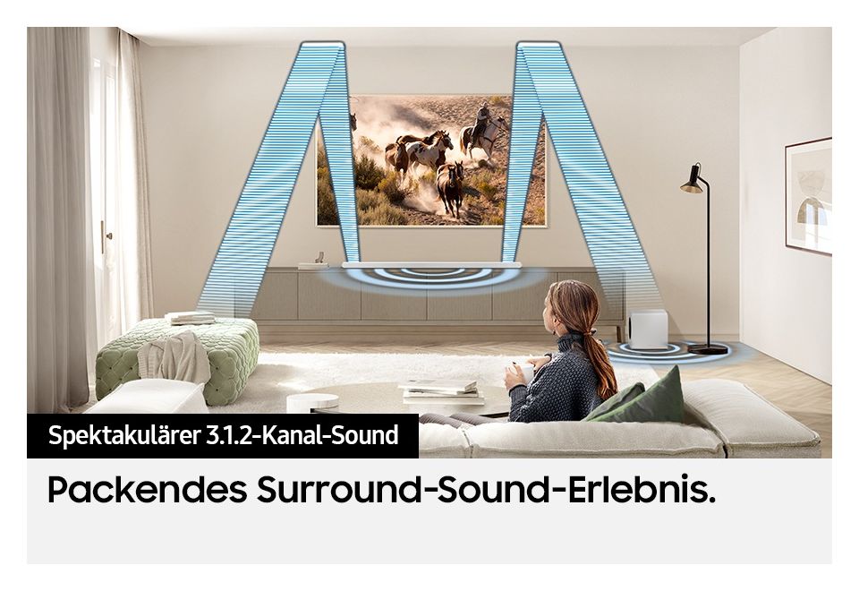 HW-S811GD Soundbar 330 W 3.1.2 Kanäle  (Weiß) 