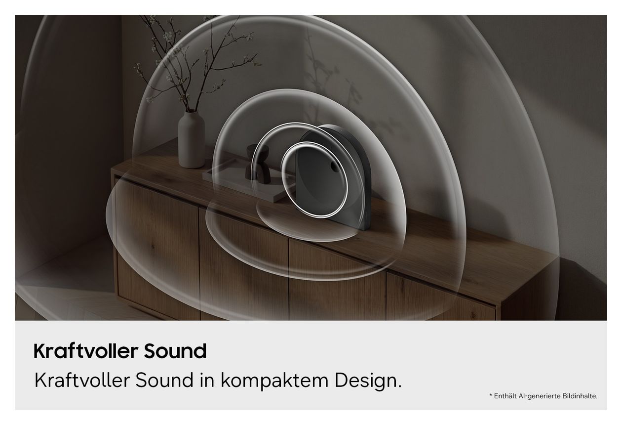 Music Studio 5 HW-LS50H/ZG Wlan Lautsprecher mit Bluetooth  (Schwarz) 