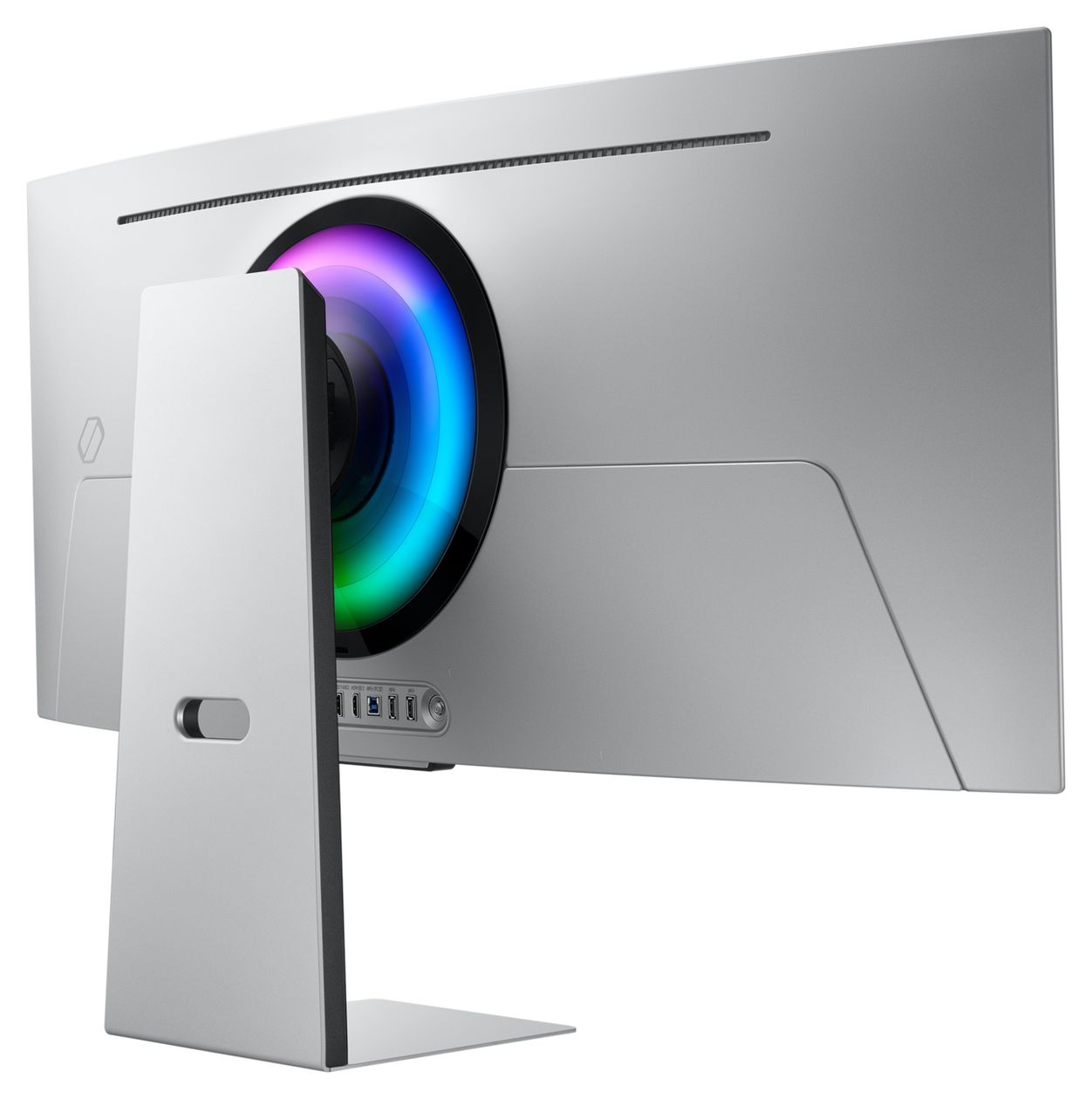 Odyssey G8 G85SD Quad HD Monitor 86,4 cm (34 Zoll) 21:9 0,03 ms 250 cd/m²  (Silber) 